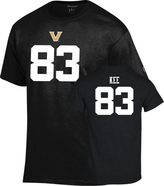 Vanderbilt Football T-Shirt Derek Kee - 83 - ONLINE ONLY