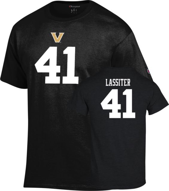 Vanderbilt Football T-Shirt Jamezell Lassiter - 41 - ONLINE ONLY