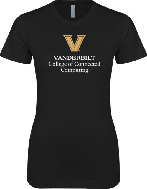 Vanderbilt Next Level Womens Boyfriend Tee Vanderbilt College of Connected Computing - ONLINE ONLY