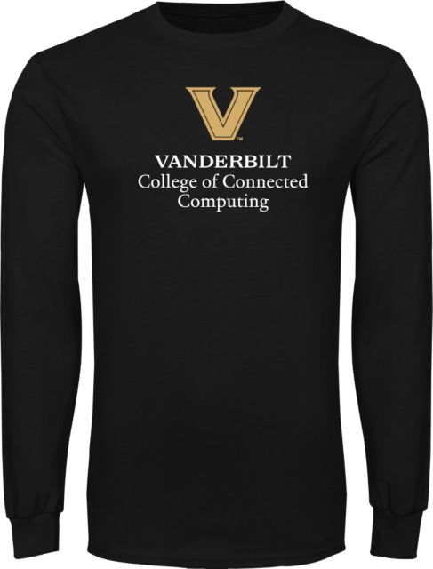 Vanderbilt Long Sleeve T-Shirt Vanderbilt College of Connected Computing - ONLINE ONLY
