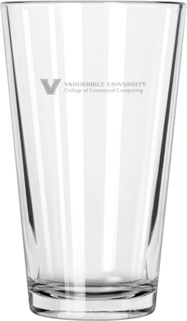 Vanderbilt Libbey Glass 16 oz. Vanderbilt College of Connected Computing Flat - ONLINE ONLY