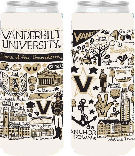 Vanderbilt University Slim Can Coozie