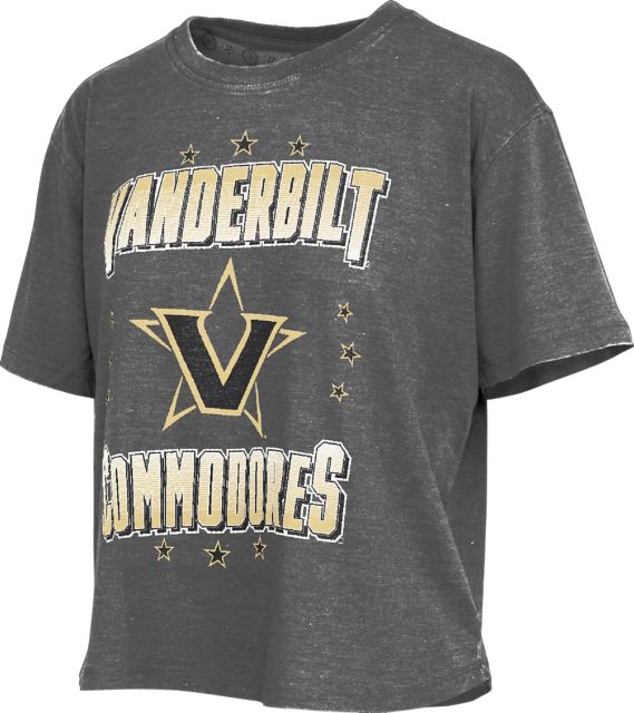 Vanderbilt University Commodores Women's Cropped Short Sleeve T-Shirt
