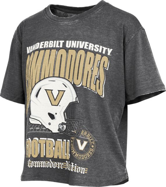 Vanderbilt University Women's  Cropped Short Sleeve T-Shirt