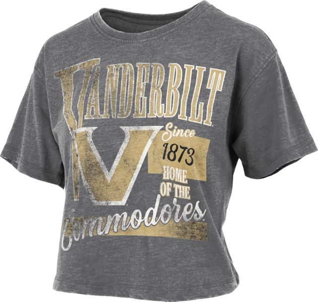 Vanderbilt University Commodores Women's Crop Short Sleeve T-Shirt