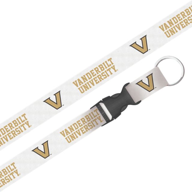 Vanderbilt University Commodores Lanyard with Buckle