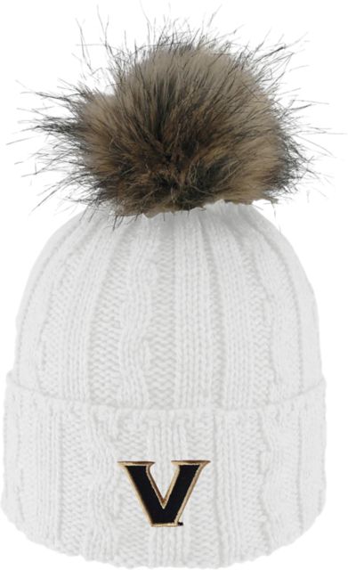 Vanderbilt University Commodores Women's Fur Pom Beanie