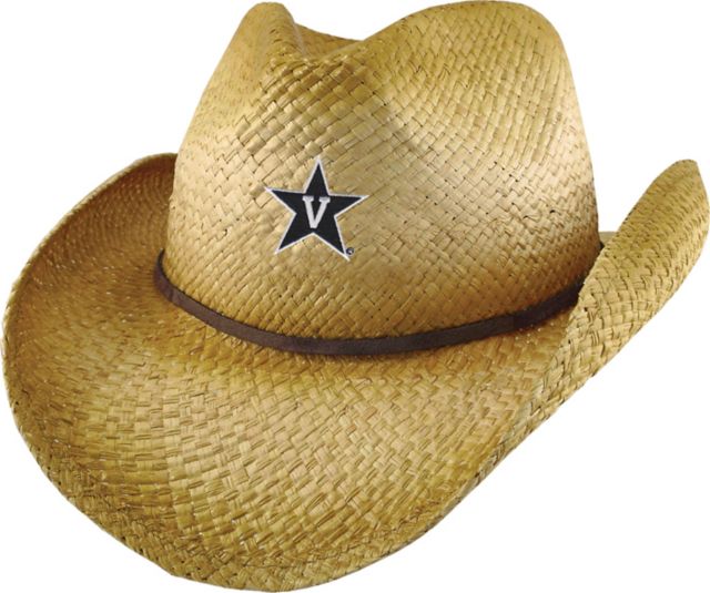 Vanderbilt University Women's Wrangler Straw Hat: Vanderbilt