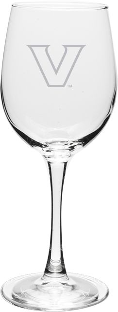 Vanderbilt University 12 oz. Wineglass