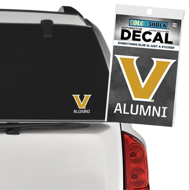Vanderbilt University Commodores Alumni Decal