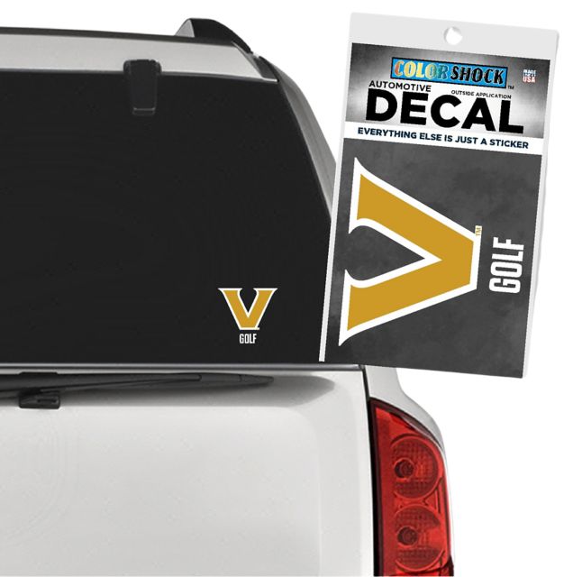 Vanderbilt University Commodores Golf Decal