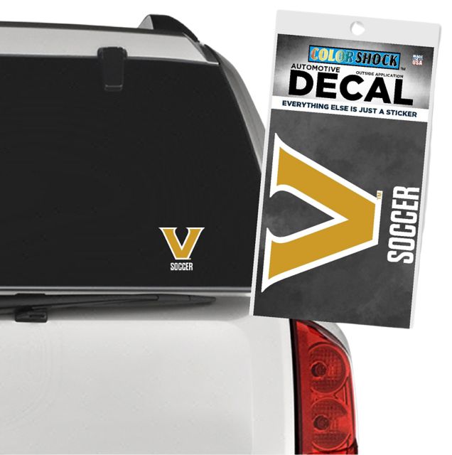 Vanderbilt University Commodores Soccer Decal