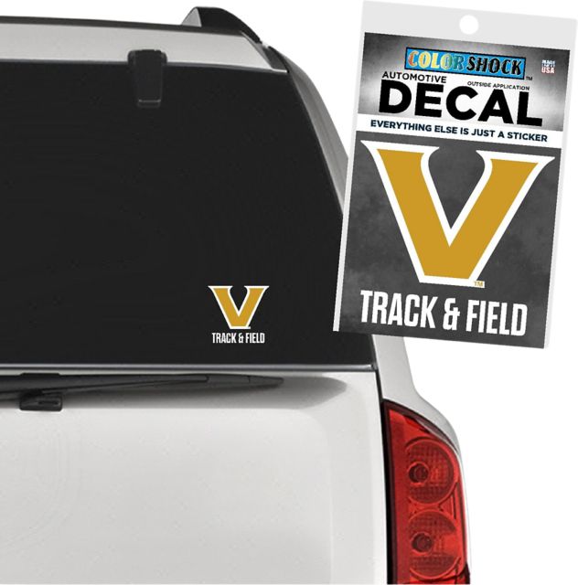 Vanderbilt University Commodores Track Decal