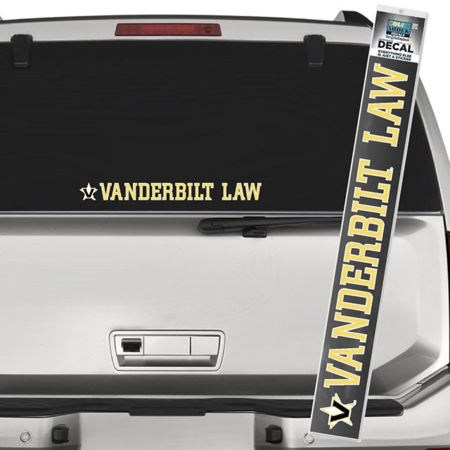 Vanderbilt University School of Law Strip Decal
