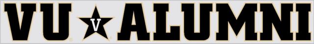 Vanderbilt University Alumni Strip Decal
