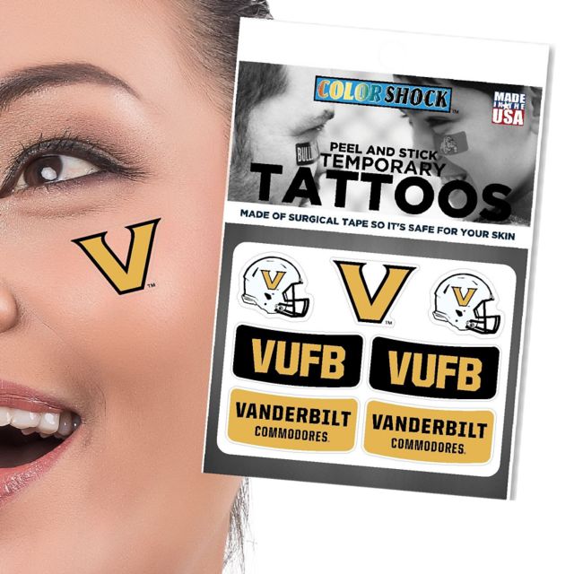 Vanderbilt University Helmet Body Decals
