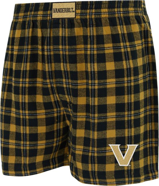 Vanderbilt University Flannel Boxers