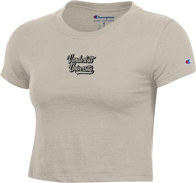 Vanderbilt University Women's Cropped Short Sleeve T-Shirt