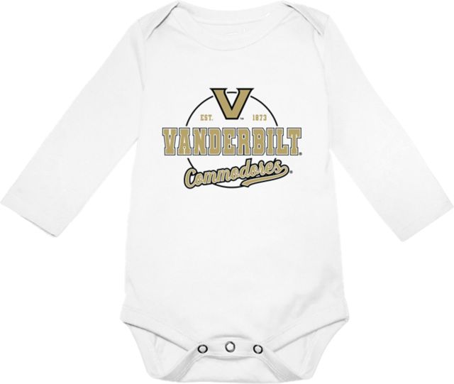 Vanderbilt University Infant Long Sleeve Ollie Bodysuit