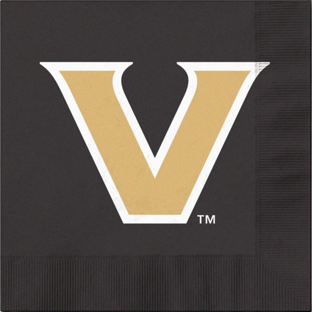 Vanderbilt University 6.5'' Square Paper Napkins