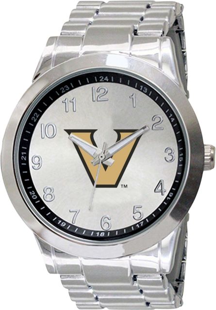 Vanderbilt University 44mm Men's Stainless Steel Watch