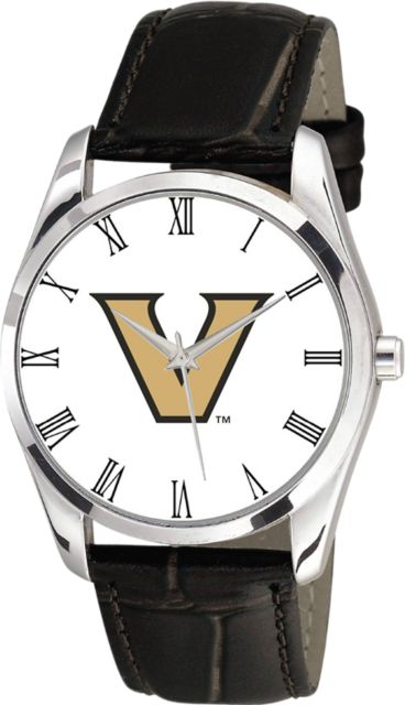 Vanderbilt University 36mm Men's Leather Watch
