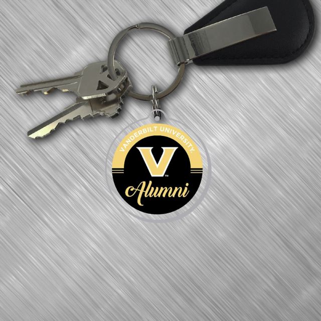 Vanderbilt University Commodores Alumni Laser Cut Keytag
