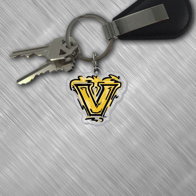 Vanderbilt University Commodores Laser Cut Keychain