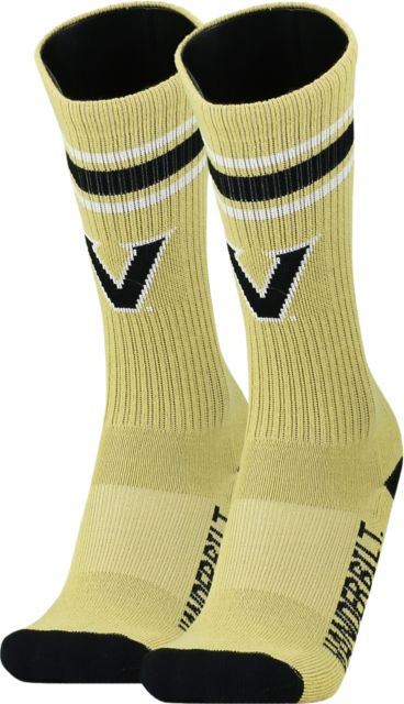 Vanderbilt University Crew Socks