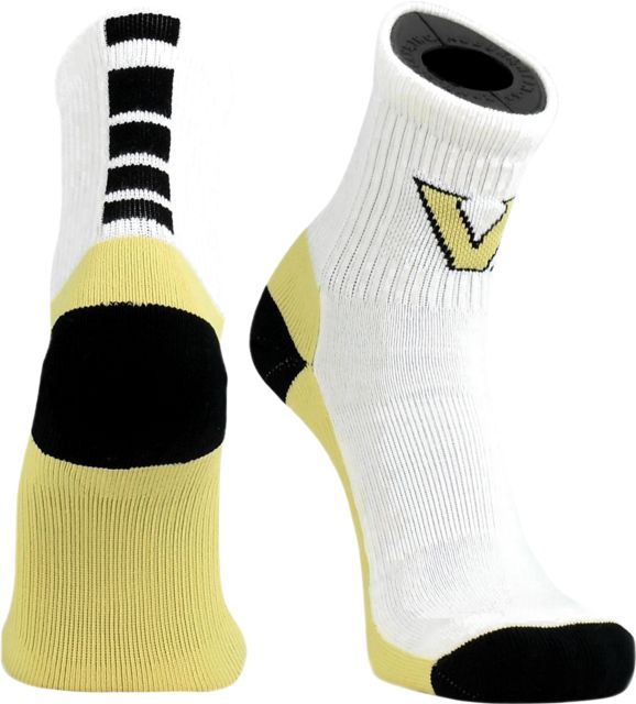 Vanderbilt University Commodores Quarter Cut Socks