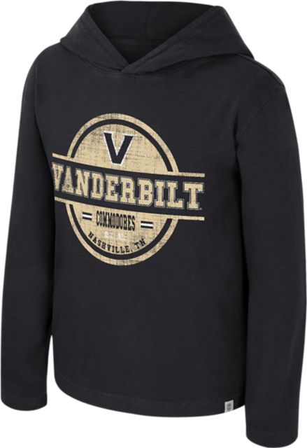 Vanderbilt University Commodores Youth Hooded Long Sleeve Shirt