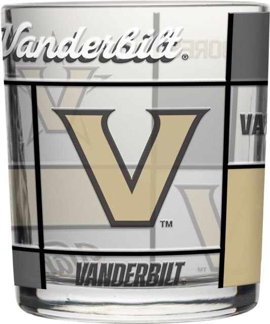 Vanderbilt University 12 oz. Rocks Glass
