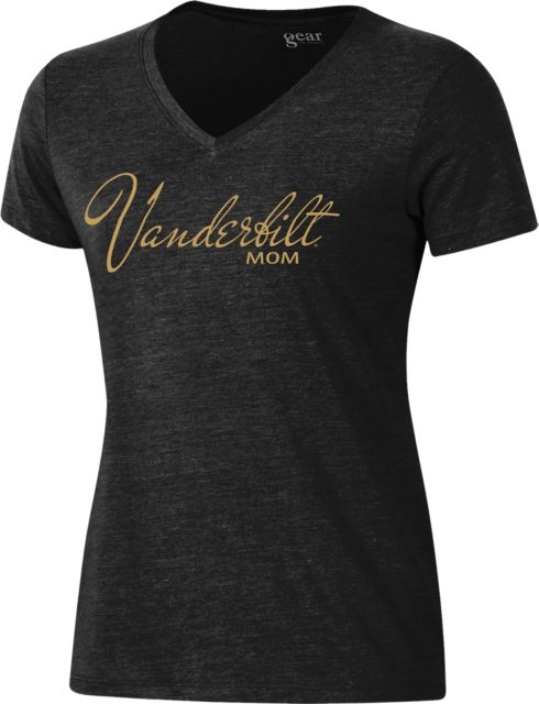 Vanderbilt University Mom Women's V-Neck Short Sleeve T-Shirt