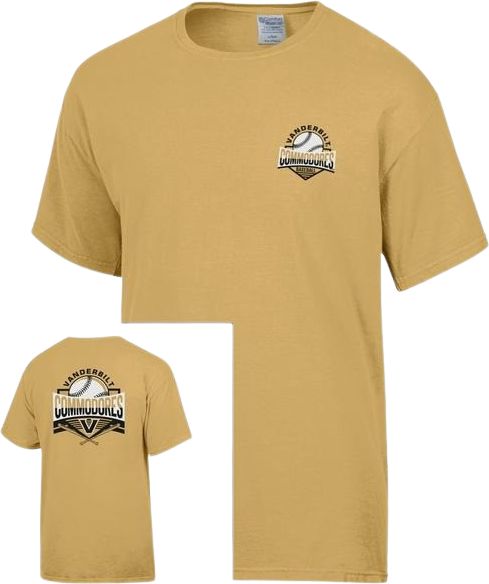 Vanderbilt University Commodores Baseball Short Sleeve T-Shirt