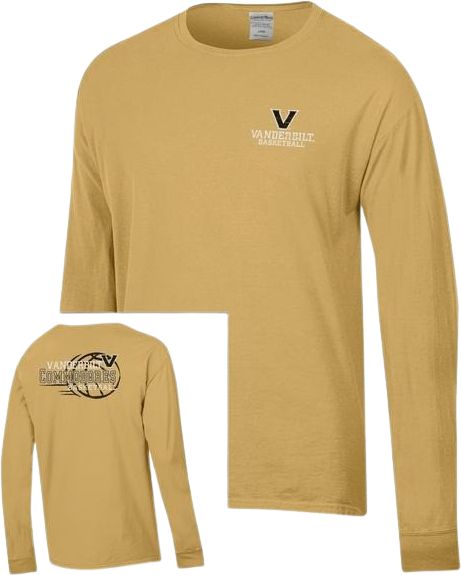Vanderbilt University Commodores Basketball Long Sleeve T-Shirt