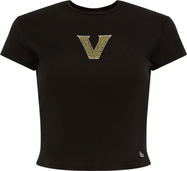 Vanderbilt University Women's Crop Short Sleeve T-shirt