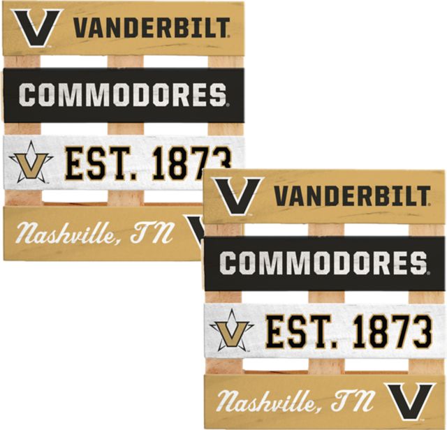 Vanderbilt University Commodores Pallet Coasters - 4 Pack