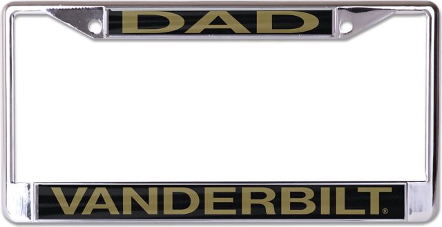 Vanderbilt University Dad License Plate Frame