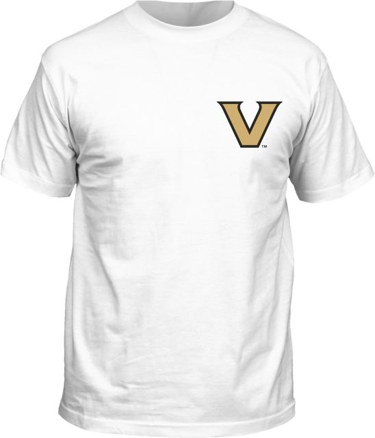 Vanderbilt University Football Helmet Short Sleeve T-Shirt