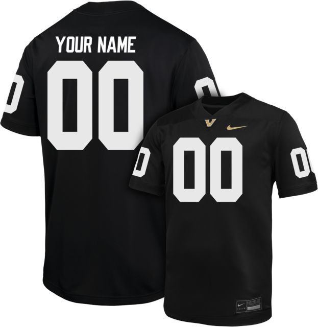 Vanderbilt University Football Custom Replica Jersey