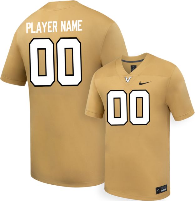 Vanderbilt University Football Nike Player Name Replica Jersey