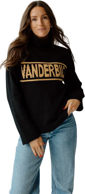 Vanderbilt University Women's Roll Neck Sweater