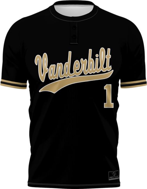 Vanderbilt University Youth #1 Replica Baseball Jersey