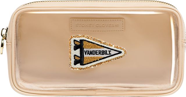 Vanderbilt University Sand Clear Small Pouch with Vanderbilt University Patch