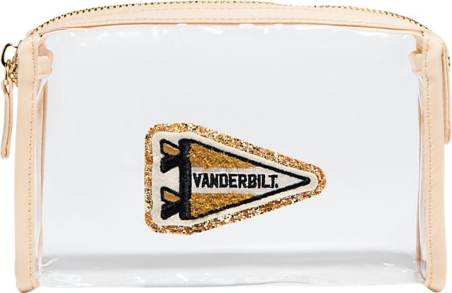 Vanderbilt University Sand Travel Pouch with Vanderbilt University Patch