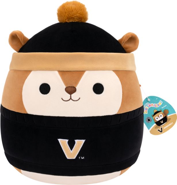 Vanderbilt University Squishmallows Original 12" Sawyer the Squirrel Plush