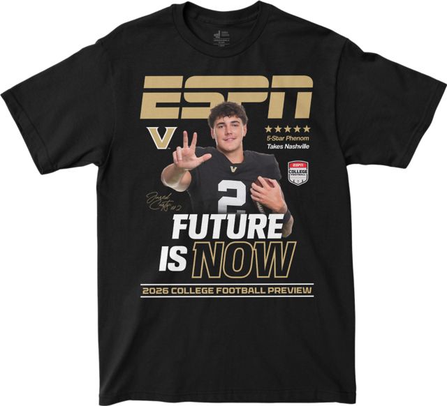 Vanderbilt University Football ESPN Magazine Short Sleeve T-Shirt J CURTIS
