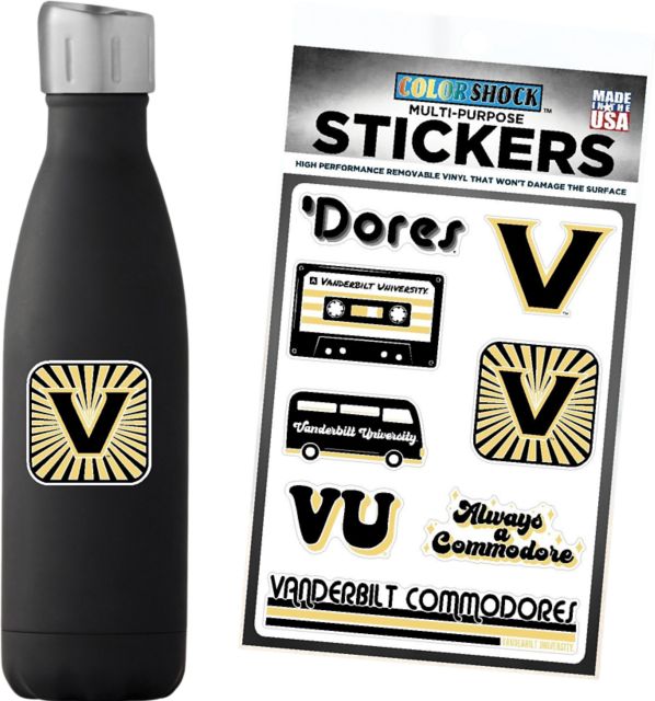 Vanderbilt University 7.5'' x 7.5'' Sticker Sheet