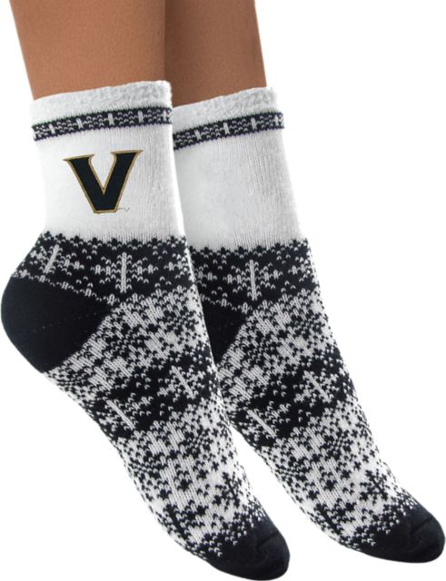 Vanderbilt University Women's Holiday Socks