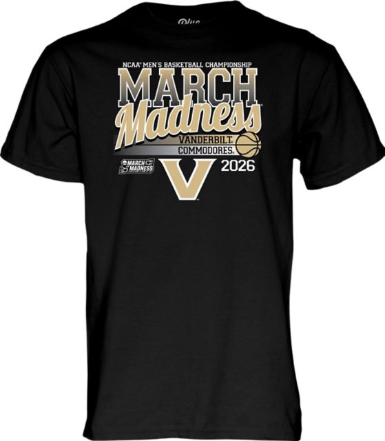 Vanderbilt University Men's Basketball 2026 March Madness Bound Short Sleeve T-Shirt